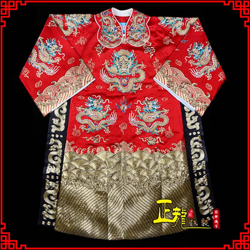 西宁皇帝蟒袍全金八宝团龙蟒